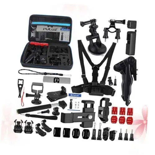 Produktbild: Hemobllo 43 1 Videokamera-Camcorder Kompaktkamera Kamerakabelbaum Fotografie-Tool Reinigungsgeräte Kamera-Selfie-Stick Kamera-brustgurt Action-Kamera-kit Werkzeug Kameraausrüstung Sauber
