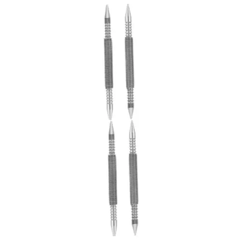Produktbild: Hemobllo 4 Stück Nagelstanzer-set Feder Nagelstanze Nagelwerkzeuge Nagelstanzwerkzeug Multifunktionsstanze Körner Für Glas Doppelkopf-nagelsetzer Körner Für Metall Kohlenstoffstahl