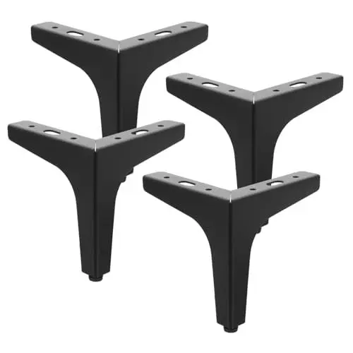 Produktbild: Hemobllo Moderne Möbelstützbeine 4 Stück Schmale Beine Für Sofa Tisch Stuhl