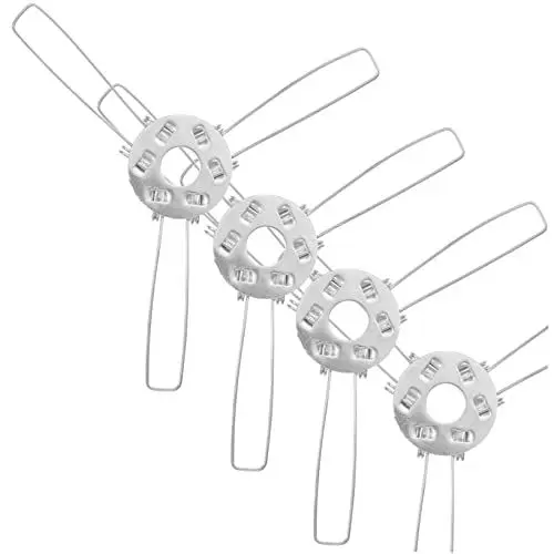 Produktbild: Hemobllo 60 Stk Lampen schirm Feder halterung Glas-halter Lampenschirmrahmen lampenschirm halterung Lampenschirmhalterung Clip-on-Lampe Adapter für Lampenschirme Haushalt Komponente Suite