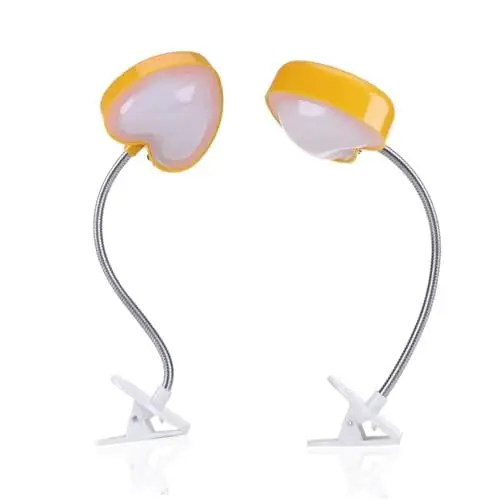 Produktbild: Hemobllo Augenschutzklemme Romantische Schreibtischlampe Led-klemmlampe Led-schreibtischleuchte Klemmlicht Erdfarben Augenlicht