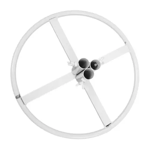 Produktbild: Hemobllo Blumenstangen-ausstellungsständer Kleiner Hocker Pflanzenständer DIY-blumenständer Topfständer Säulenständer Pflanzenausstellung Blumenständer Metallsockel Für Blumen