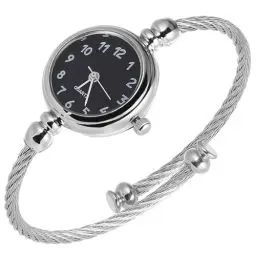 Produktbild: Hemobllo Damen Armbanduhr - Damen Armreif Uhr Quarzuhr Armband Armbanduhr