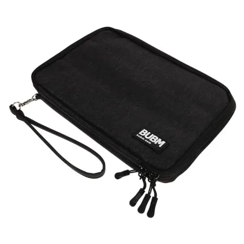 Produktbild: Hemobllo Digitale Aufbewahrungstasche Taschenorganisator Reiseetui Für Ladegeräte Und Kabel Organizer-taschen Kabel Aufbewahrungstasche Reisekoffer Für Elektronik Tech-fall Polyester Black