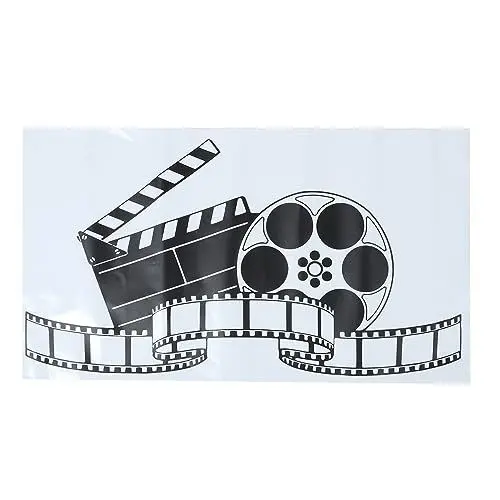 Produktbild: Hemobllo Filmrolle Wandtattoo Abnehmbare PVC Wandsticker Für Kino Deko 58x63cm Dekorative Wandkunst Für Zuhause Hotel Bar Und Café