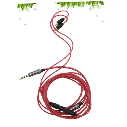 Produktbild: Hemobllo Upgrade-kabel für Audio-kopfhörer Ersatz-audiokabel Mikrofon Kabelgebundene Steuerung