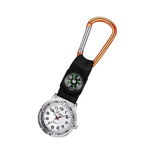 Produktbild: Hemobllo Digitaluhren Für Herren Digitale Taschenuhr Pflegeuhr Uhr Mit Silikonhülle Uhr Für Die Pflege Für Damen Ansteckuhr Einfache Modische