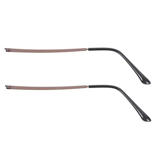 Produktbild: Hemobllo Sonnenbrillen Halter Brillen-Ersatzarme: 1 Paar Metall-Brillen-Ersatzbügel Brillen-Ersatzarme Brillenbügel-Beine Brillenbügel-Ersatz Für Brillen-Sonnenbrillen-Reparatur Brillenband Kinder