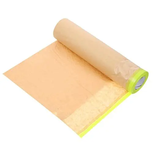 Produktbild: Hemobllo Vorgeklebte Abdeckfolie Abdeckpapier Zum Aufsprühen Autoabdeckpapier Zum Aufsprühen Teppichschutzfolie Abdeckfolie Für Möbel Für Möbel Autowandböden