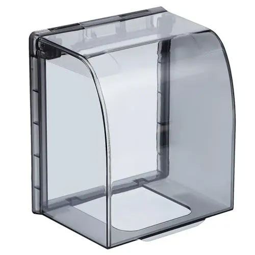 Produktbild: Hemobllo 86 Typ Flip Outlet Box Abdeckungen Wasserdicht: Steckdosenabdeckkasten,Wandschalter-Steckdose Abdeckungen,Steckdosenabdeckung,Regenschutz