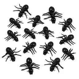 Produktbild: HEMOTON 100 STK Tierisches Insektengeschenk Witziges Spielzeug Tiermodell-Spielzeug Ameisen Spielzeug Halloween-Dekoration Gefälscht Halloween-ameisen Spielzeuge Aufkleber Kind Schüttgut