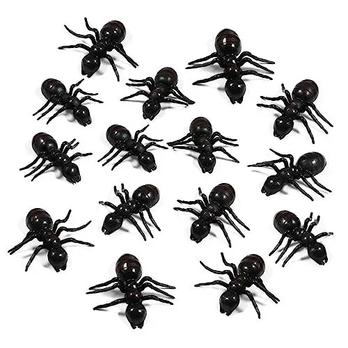 Produktbild: HEMOTON 100 STK Tierisches Insektengeschenk Witziges Spielzeug Tiermodell-Spielzeug Ameisen Spielzeug Halloween-Dekoration Gefälscht Halloween-ameisen Spielzeuge Aufkleber Kind Schüttgut