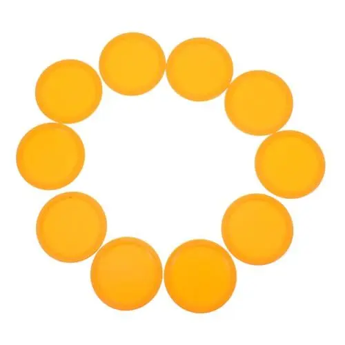 Produktbild: HEMOTON Tischhockey-Pucks – 10er-Pack Ersatzpucks Eishockey-stück Mini-Hockey-Set Spielzimmerspielzeug Plastikpucks Für Kinder