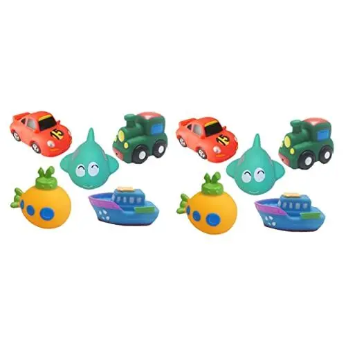 Produktbild: HEMOTON 10 STK Badespielzeug Spielzeug für Kleinkinder kinderbadewanne kinderknallzeug Boy Toys Kinder Spielzeug Babybadewanne kinderspielzeug Babywanne Junge Spielzeugset