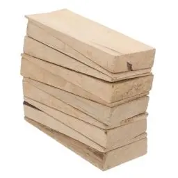 Produktbild: HEMOTON 10 Stück Möbelkeile Spaltkeil Axtgriffe Ersatz Hammergriff Keile Axtkeil Axtstiel Keil Holz Beige