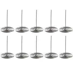 Produktbild: 10 Stücke Edelstahl Teeauslauf Sieb für losen Tee, Teekannen Auslaufsieb Federfilter Für Losen Tee, Praktisches Zubehör Für Teekannen, Home, Büro Und Café