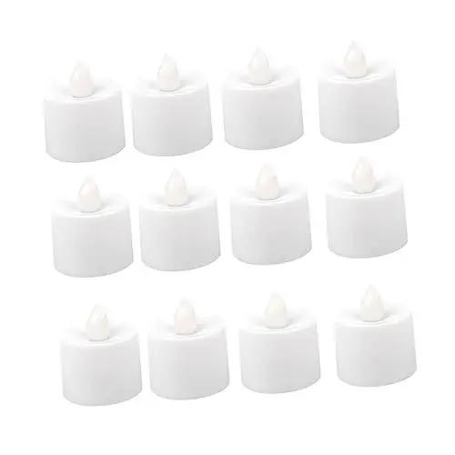 Produktbild: HEMOTON 12St Kerzenlampe LED Lichter Partydekorationen elektronisch Kerzenlicht Requisiten