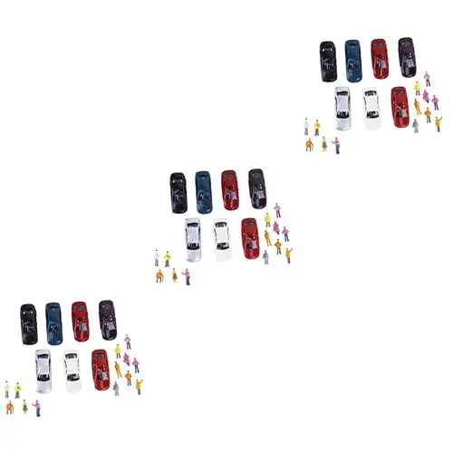 Produktbild: HEMOTON 150 STK bemaltes Modellauto Modelle ausgestellte Modellautos Mini-Modellautos Modellflugzeug Auto Model Wagen
