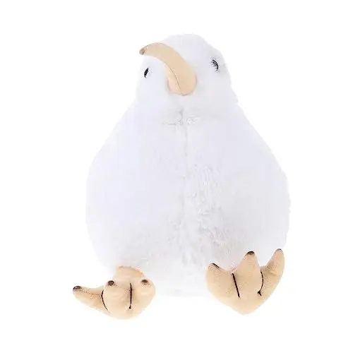 Produktbild: HEMOTON 1Stk Puppe Plüschtier Kiwi Stofftier gefülltes Vogelspielzeug Kazuha-Plüsch Kinder tylonal Kinderspielzeug Spielzeuge Tier Stofftier Stofftierspielzeug Super süße Baby Statue Weiß