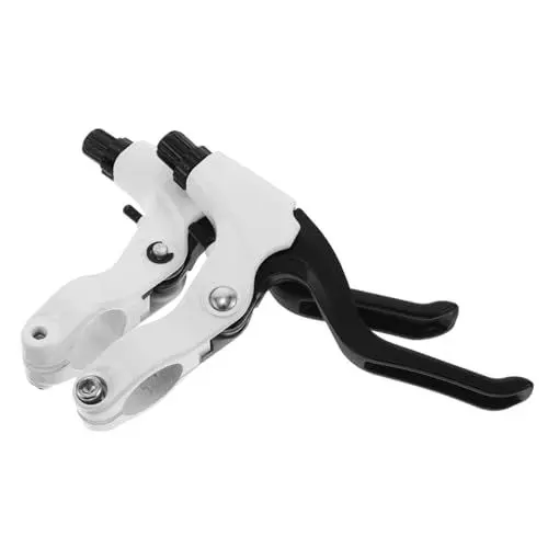 Produktbild: HEMOTON 1 Paar Fahrradbremse Fahrradbremsgriffe Fahrradbremshebel Fahrradbremshebel Bremshebel Für Kinderfahrrad Mountainbike Bremsen Fahrradteile Aluminiumlegierung Weiß