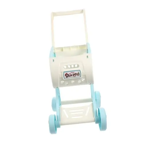 Produktbild: HEMOTON 1 STK Simulierter Warenkorb Kinderspielzeug kinderküche Kinder tun so Miniaturwagen schubkarre Spielzeuge Simulierter Supermarktwagen Simulationswagen Einkaufswagen Lagerregal