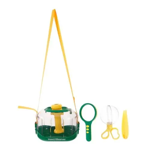 Produktbild: HEMOTON 1 Satz Beobachtungsbox Kinderspielzeug Lernset Zur Insektenwissenschaft Naturerkundungsspielzeug Kit Für Insektenhabitate Für Kinder Insekten-kit Fehlerbeobachtungsfall Plastik