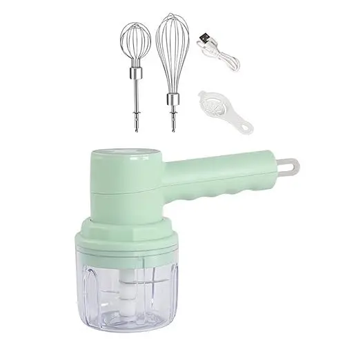 Produktbild: HEMOTON 1 Satz Elektrischer Knoblauchstampfer Elektrische Knoblauchpresse Gemüsebrecher. Knoblauchmaser Elektrischer Knoblauchwolf Tragbarer Knoblauch Baby Eier Schlagen Obst Edelstahl
