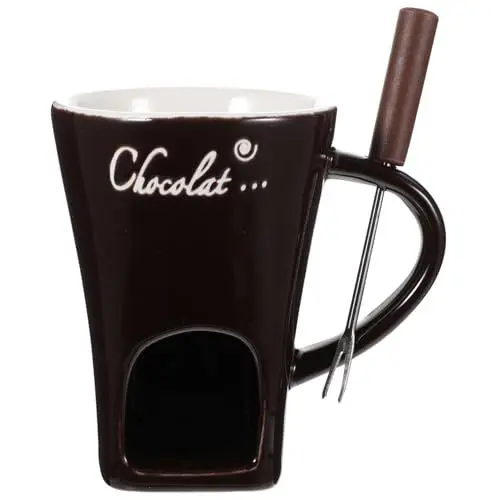Produktbild: HEMOTON 1 Satz Fondue-set Für Die Küche Schokoladenfondue-töpfe Mini-fonduetopf Schmelzversorgung Topfset Für Heiße Schokolade Milchwärmertopf Butterwärmer-fonduetopf Schweiz Käse Keramik