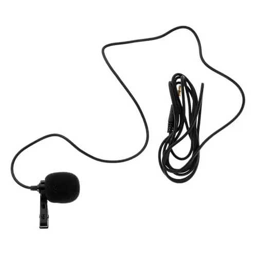 Produktbild: HEMOTON Kabelgebundenes Lavaliermikrofon Omnidirektionales Kondensatormikrofon Für Die Aufnahme Von Podcasts Videoanrufen Und Live-