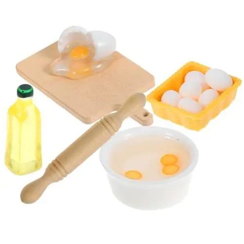 Produktbild: HEMOTON 1 Satz Miniatur-Küchenspielzeug Korb doppelt Würfel Hersteller Schwimmbad puppenküche kinderspielzeug holzspielzeug verschleißfestes Miniaturspielzeug Kinderminiaturspielzeug Harz