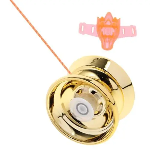 Produktbild: HEMOTON 1 Satz Yoyo-Bälle für Anfänger lustige Jo-Jo Spielzeuge mit -Bällen Jo-Jo-Bälle Spielzeug für Kinder kinderspielzeug legiertes Jo-Jo Jo-Jo-Spielzeug aus Legierung Golden