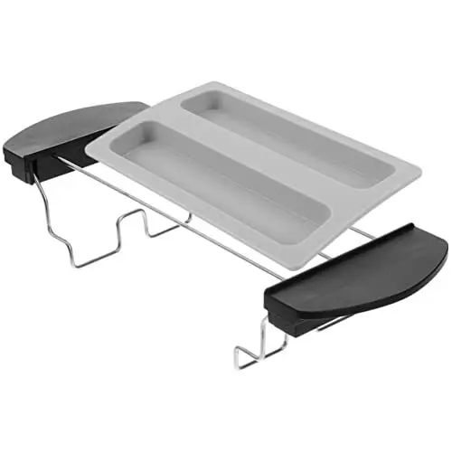 Produktbild: HEMOTON 1 Set Toaster-Grill Silikon-Backformen Pizzaofen Pizza-Zubehör Blauer Toaster 2 Scheiben-Toaster Ofenabdeckungen Brotbackautomaten-Abdeckung Metall-Toast-Rack