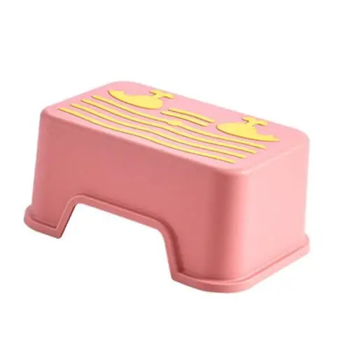 Produktbild: HEMOTON Fußhocker Für Kleinkinder – Kunststoff – Fußhocker Für Kinder – Ideal Zum Händewaschen Und Fürs Badezimmer