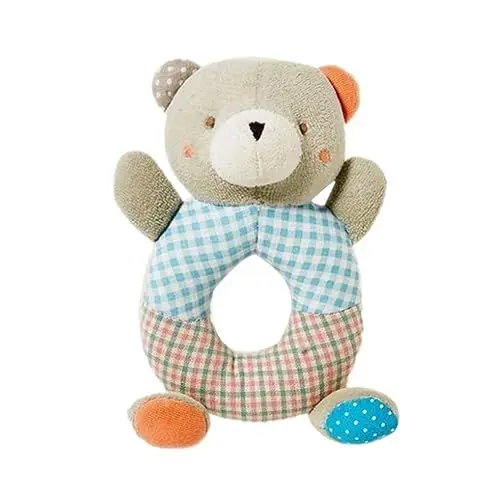 Produktbild: HEMOTON 1stk Baby-handrasseln Baby Spielzeug Spielzeuge Babyspielzeug Spielzeug Für Kleinkinder Baby Tier Plüsch Babyrassel Stofftierrassel Einstellen Neugeboren Karikatur