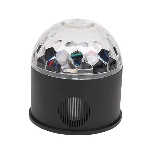 Produktbild: HEMOTON Voice Control Mini Bühne Lampe Bunte Kristall Licht Für Disco Ktv Bar Party