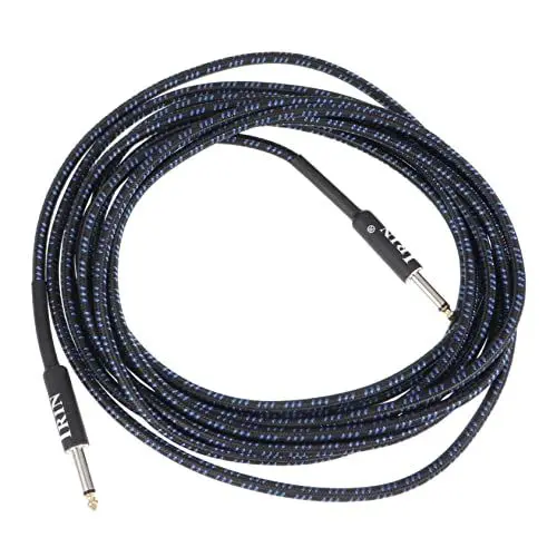 Produktbild: HEMOTON 1stk Gitarrenkabel Pedalboard-kabel Verstärkerkabel Gitarre Anschlusskabel Kabel Für Gitarreninstrumente Audiokabel Zur Rauschunterdrückung Elektrische Gitarre Blue Plastik