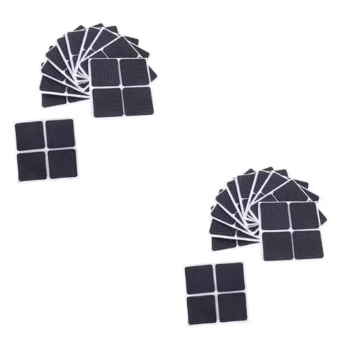 Produktbild: HEMOTON 20 Blätter bodenschutz möbelschoner spannbettlaken Rutschhemmende unterlage Bed Sheets antirutschunterlage Ideas Geschenkeidee Squares Stuhl Tischset Befestigung Filzunterlage