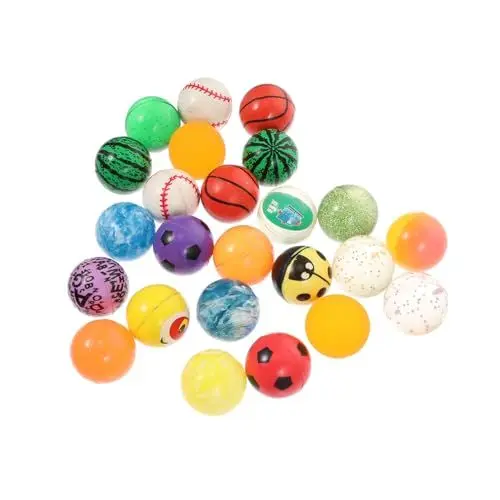 Produktbild: HEMOTON 24st Hüpfball Anti-Stress-Spielzeug Spielset Für Kinder Hüpfbälle Für Kinder Weltraumspielzeug Für Kinder Springende Bälle Bulk-Spielzeug Für Kinder Kidcraft-spielset Gummi