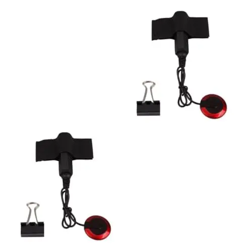 Produktbild: HEMOTON 2St aufsammeln guitar pick maker pickpot Mandolinen-Mikrofon Gitarren-Mikrofon Schallloch-Mikrofon Kompakter Pickup Tonabnehmer zubehör Musikinstrument Sensor Patch Wandler Abs