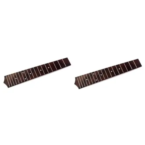 Produktbild: HEMOTON 2 Stücke 23 23 Zoll Ukulele Griffbrett Palisander Punkte Für Konzert Ukulele Hawaii Gitarre Zubehör Gsa02