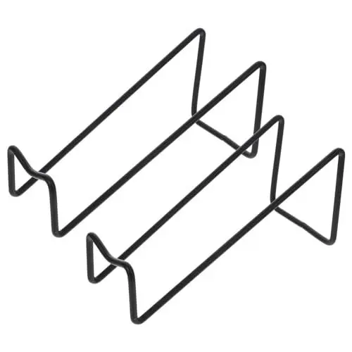 Produktbild: HEMOTON 2 Stück Metall-Weinregal Freistehende Tisch-Weinregale Halter Arbeitsplatte Weinflaschenhalter Weinflaschen-Organizer-Rack