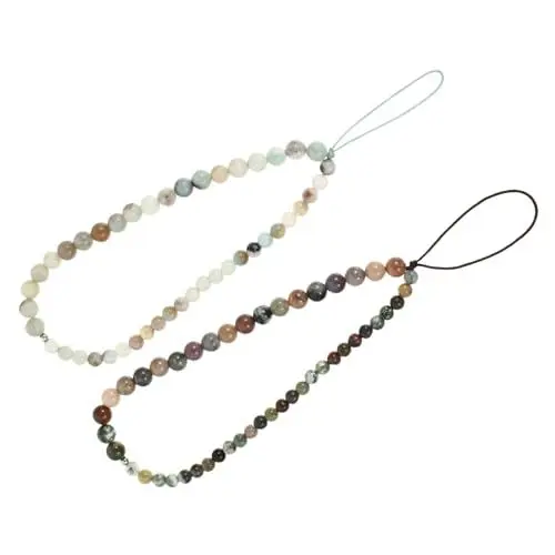 Produktbild: HEMOTON 2pcs Telefon Lanyard Strap Handy Kette Lanyard für Handy Dekorative Perlen