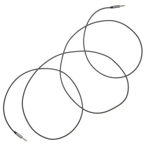 Produktbild: HEMOTON 35-mm-audiokabel Professionelles Audiokabel Stereokabel Für Zu Hause Stereomikrofon Mikrofon Lautsprecher Stecker-zu-stecker-kabel Mikrofonanschlusskabel Mikrofonkabel Grey Tpe