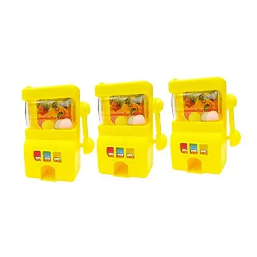 Produktbild: HEMOTON 3St Mini-Lotteriemaschine Kinder lernspielzeug Pädagogisches Spielzeug für Kinder Spielzeuge Lotto Spielzeug für Kinder Kinder-Mini-Lotterie Puzzle Rockmusik Spielkonsole Rosa