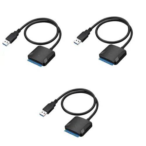 Produktbild: HEMOTON 3St USB 3.0 einfache Antriebsleitung USB zu einfache antriebsleitung einfacher Antriebsstrang Datenkabel der Festplatte Einfach zu fahrende Linie Capture-Karte