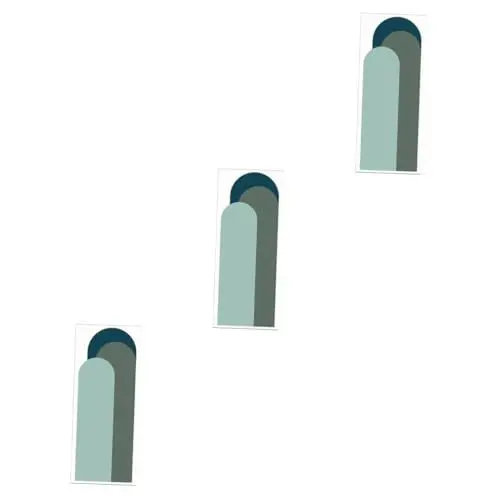 Produktbild: HEMOTON 3 Blätter Wandaufkleber graceling gracy sticker Wandtattoos für Wohnzimmer moderner Musteraufkleber Bogenwand zimmer aufkleber Einfach Hintergrund Wandgemälde schmücken Klebrig PVC