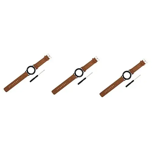 Produktbild: HEMOTON 3stücke Kids Watch Bands Verstellbares Armband Aus Echtem Für Atmungsaktives Flexibles Design Kinderfreundlich Leicht Zu Reinigen Und Kratzfest