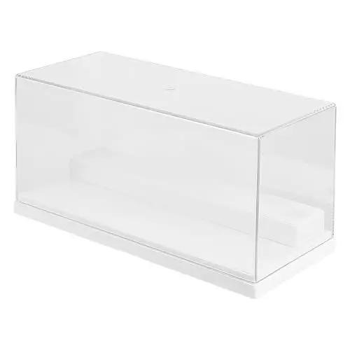 Produktbild: HEMOTON Acryl Vitrine Box Vitrine Klein Transparent Showcase Kleine Vitrine Schaukasten für Modellauto Figuren Modelle MiniFiguren Mineralien Nagellack 20x10x9cm