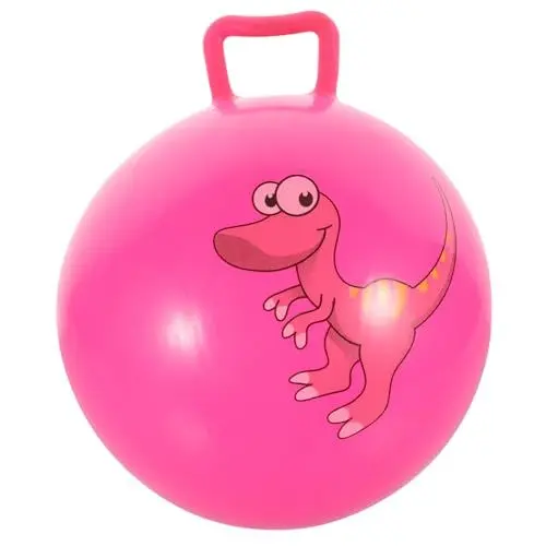 Produktbild: HEMOTON Aufblasbarer Hüpfball Für Kinder Pädagogisches Spielzeug Mit 25 cm Durchmesser Zufälligen Farben, Ball Ideal Für Kleinkinder Zum Springen Und Spielen Im Freien