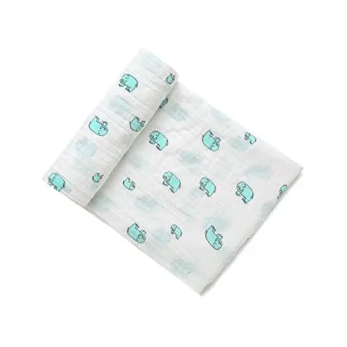 Produktbild: HEMOTON Badetuch musselin Strampler pflegeprodukte Schläfer Spucktücher für Babys Badeutensilien für Neugeborene Babybedarf Wickeldecke aus Musselin Babydecke Junge Wickeln